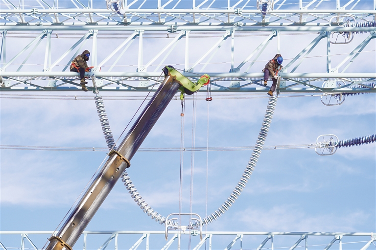 电网建设争春早